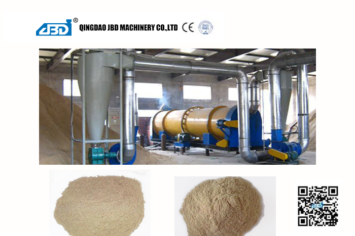 Wood powder drying machine