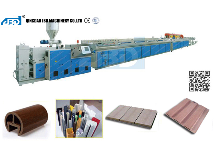 PE, PVC, WPC Wood Plastic Profile Extrusion Line