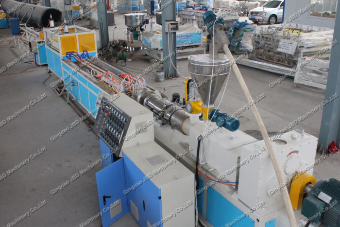 Testing of PVC profile machine successfully!